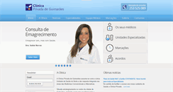 Desktop Screenshot of clinicaprivadadeguimaraes.com